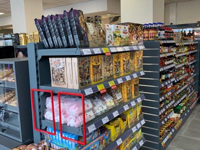 VVN team performed delivery of trade equipment and assembly works in the new store of the store chain "TOP" in Riga.15